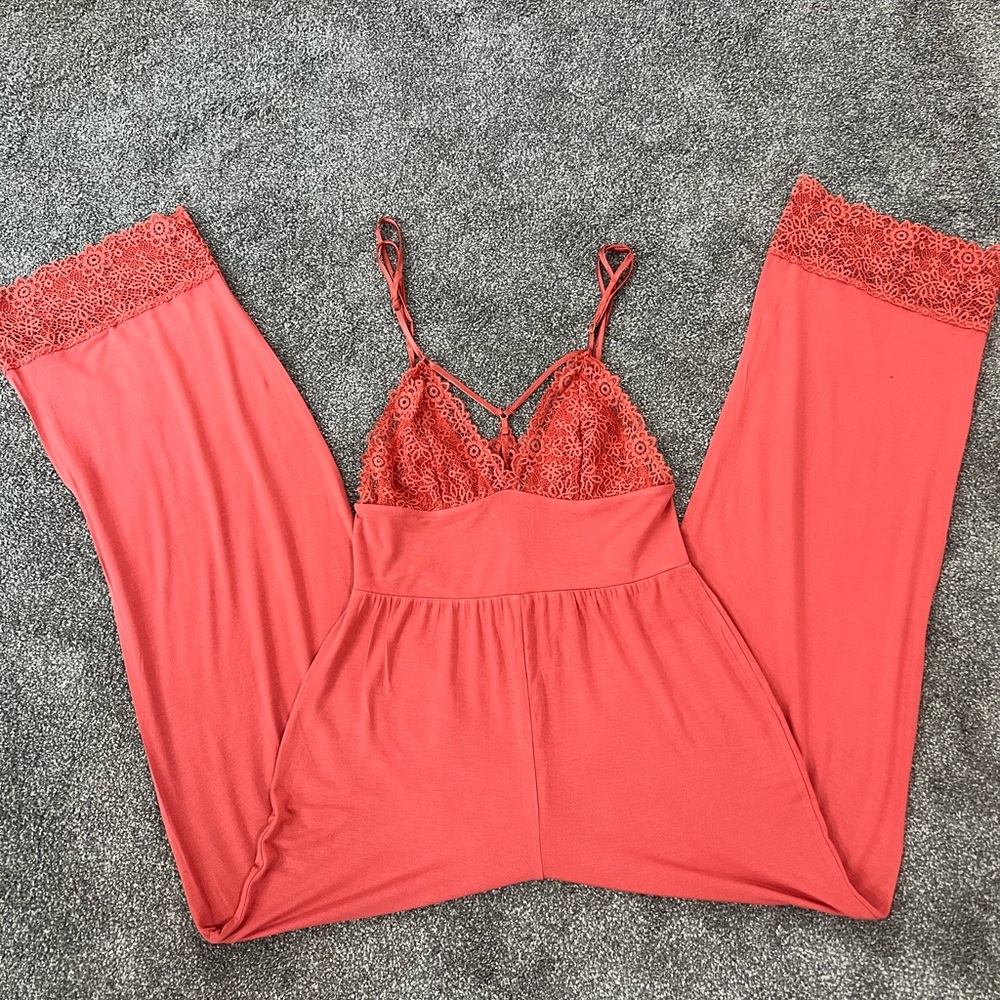 NWT Victoria Secret jumpsuit lace bottom and top
